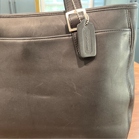 VINTAGE COACH CHELSEA TOTE, BLACK No. 6006 - Picture 2 of 15